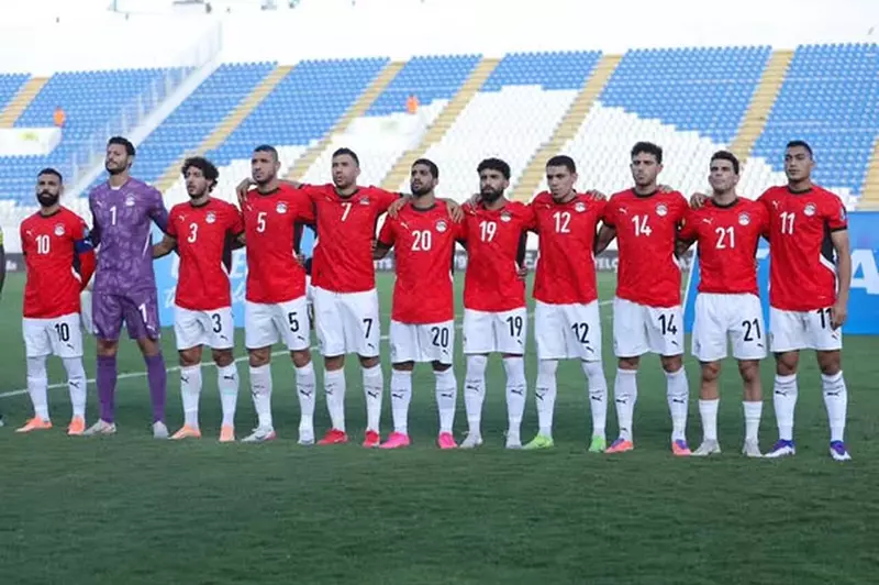 منتخب مصر يحتفل بالتأهل إلى كأس العالم أمام غينيا بيساو